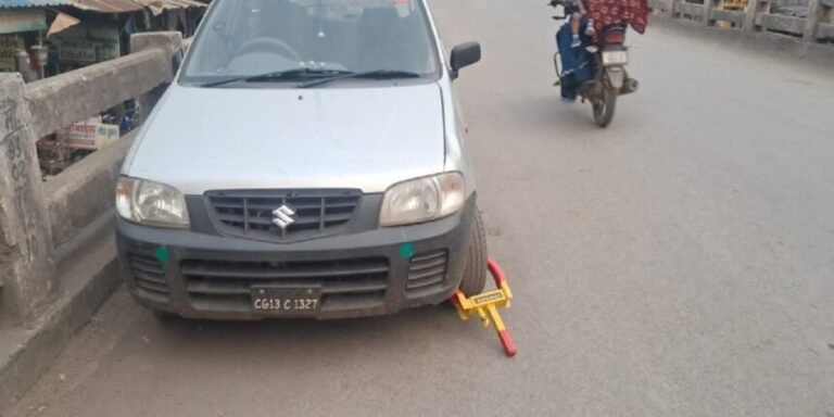 जांजगीर-चांपा पुलिस की बड़ी कार्रवाई : दीपावली से पहले ओवरब्रिज जाम करने वालों पर हुई सख्त कार्यवाही