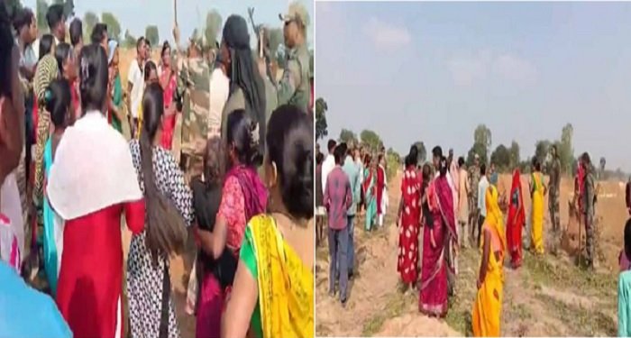 कोल माइंस के लिए भूमि अधिग्रहण का विरोध: ग्रामीणों पर त्रिपुरा रायफल के जवानों ने बरसाईं लाठियां, वीडियो वायरल