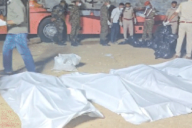 Jaisalmer Bus Accident : 20 जले शवों की पहचान डीएनए सैंपलिंग से होगी