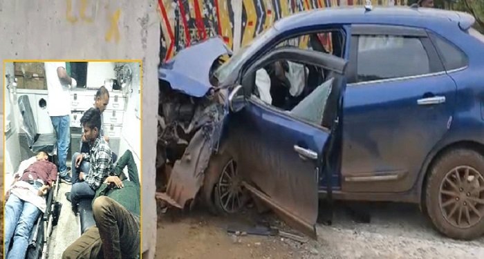 कोरबा में दर्दनाक हादसा: तेज रफ्तार बलेनो डिवाइडर से टकराई, एक युवक की मौत, चार गंभीर घायल