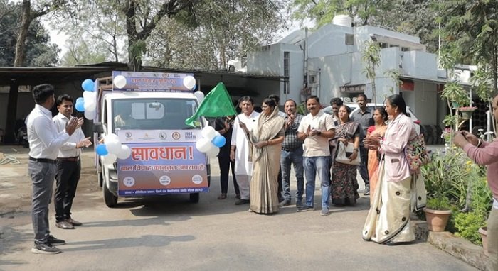 कोरबा में बाल विवाह मुक्ति रथ का शुभारंभ, सांसद ज्योत्सना महंत ने दिखाई हरी झंडी