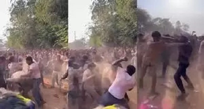 होली कार्यक्रम में बवाल: GGU यूनिवर्सिटी के स्टेज पर धक्का-मुक्की, रंग-गुलाल के बीच मारपीट
