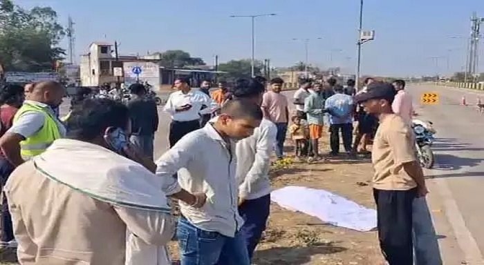 बिलासपुर-कोरबा हाईवे पर दर्दनाक हादसा, ट्रेलर की टक्कर से पत्नी की मौत, पति गंभीर