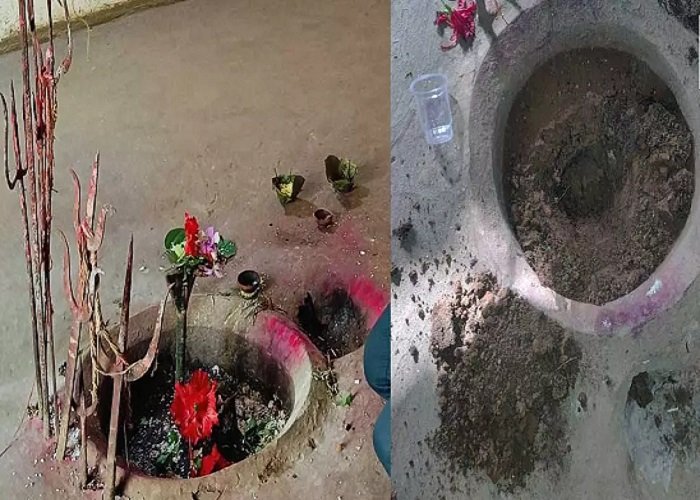 मंदिर में चोरी की बड़ी वारदात: शिवलिंग उठाकर ले गए चोर, पुलिस जांच में जुटी