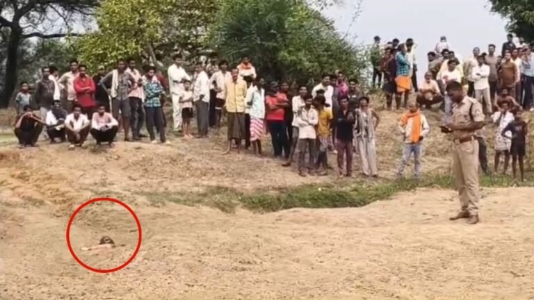रेत के ढेर में दफन मिली युवती की लाश, पहचान और मौत की गुत्थी सुलझाने में जुटी पुलिस