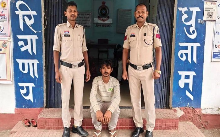 महिला अपराध पर रायगढ़ पुलिस की त्वरित कार्रवाई, पत्नी पर हमला करने वाला पति गिरफ्तार
