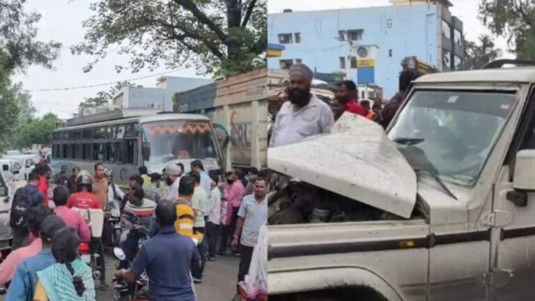 कोरबा में भीषण सड़क हादसा: यात्रियों से भरी बस और बोलेरो की आमने-सामने टक्कर, मची अफरा-तफरी