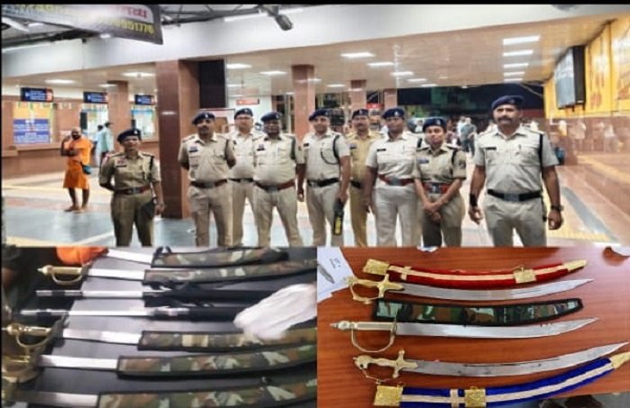 CG – रेलवे स्टेशनों पर पुलिस का सघन चेकिंग अभियान, लावारिस बैगों से मिले हथियार