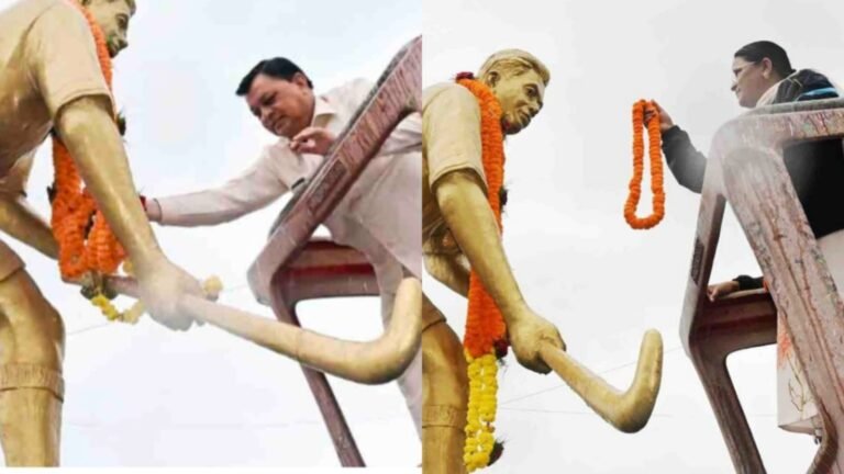 कोरबा में खेल दिवस पर मेजर ध्यानचंद को नमन, उद्योग मंत्री समेत जनप्रतिनिधियों ने किया माल्यार्पण