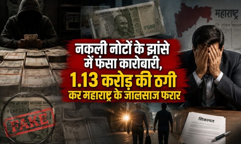 CG – नकली नोटों के झांसे में फंसा कारोबारी, 1.13 करोड़ की ठगी कर महाराष्ट्र के जालसाज फरार